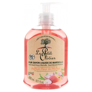 Le Petit Olivier Pure Marseille Liquid Soap, Peach Blossom, 300 ml