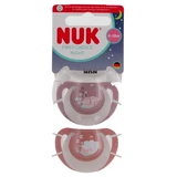 NUK First Choice Night Sucettes Silicone 6-18 Mois
