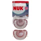 NUK First Choice Night Silicone Pacifiers, 6–18 Months