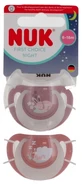 NUK First Choice Night Silicone Pacifiers, 6–18 Months