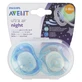 Avent Ultra Air Nighttime 2 Orthodontic Pacifiers, 6–18 Months
