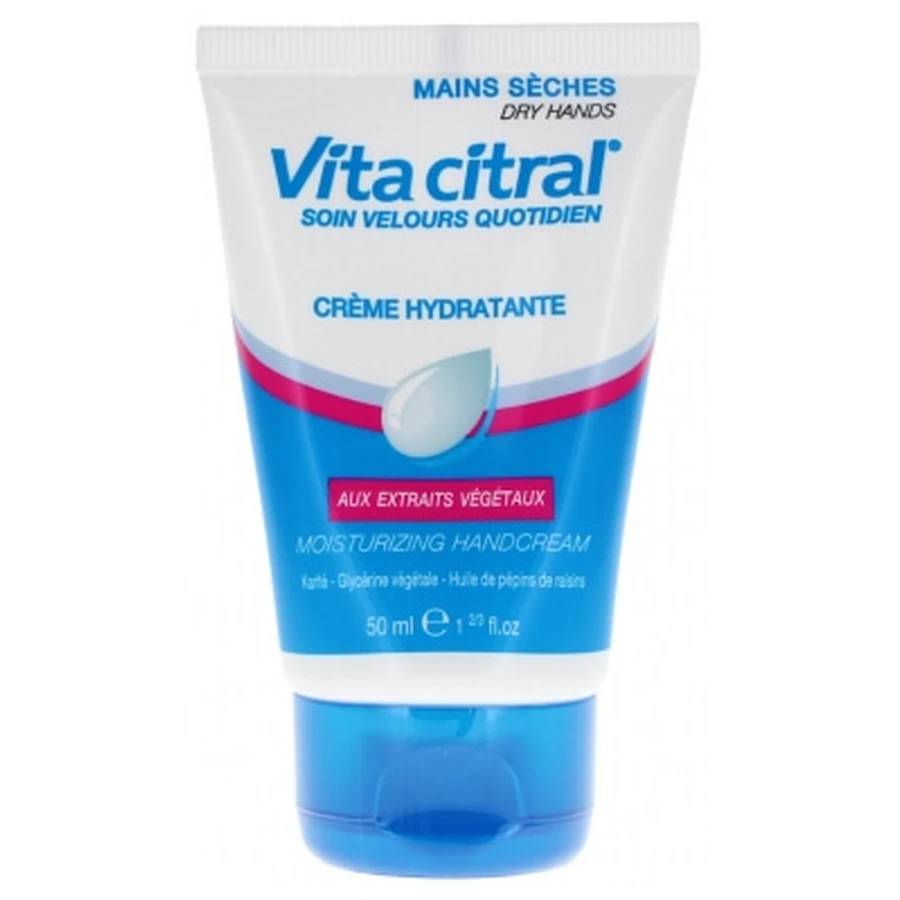 Crema hidratante Vita Citral Daily Velvet Care para manos secas, 50 ml