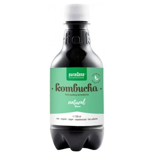 Kombucha orgánica con sabor natural de Purasana, 330 ml