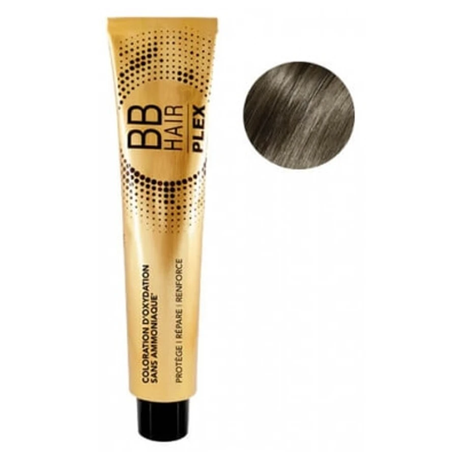 BBHair Plex ammoniakvrije haarverf nr. 6.1 donker asblond