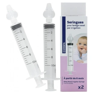 Stentil Nasal Irrigation Syringes, 2 Syringes