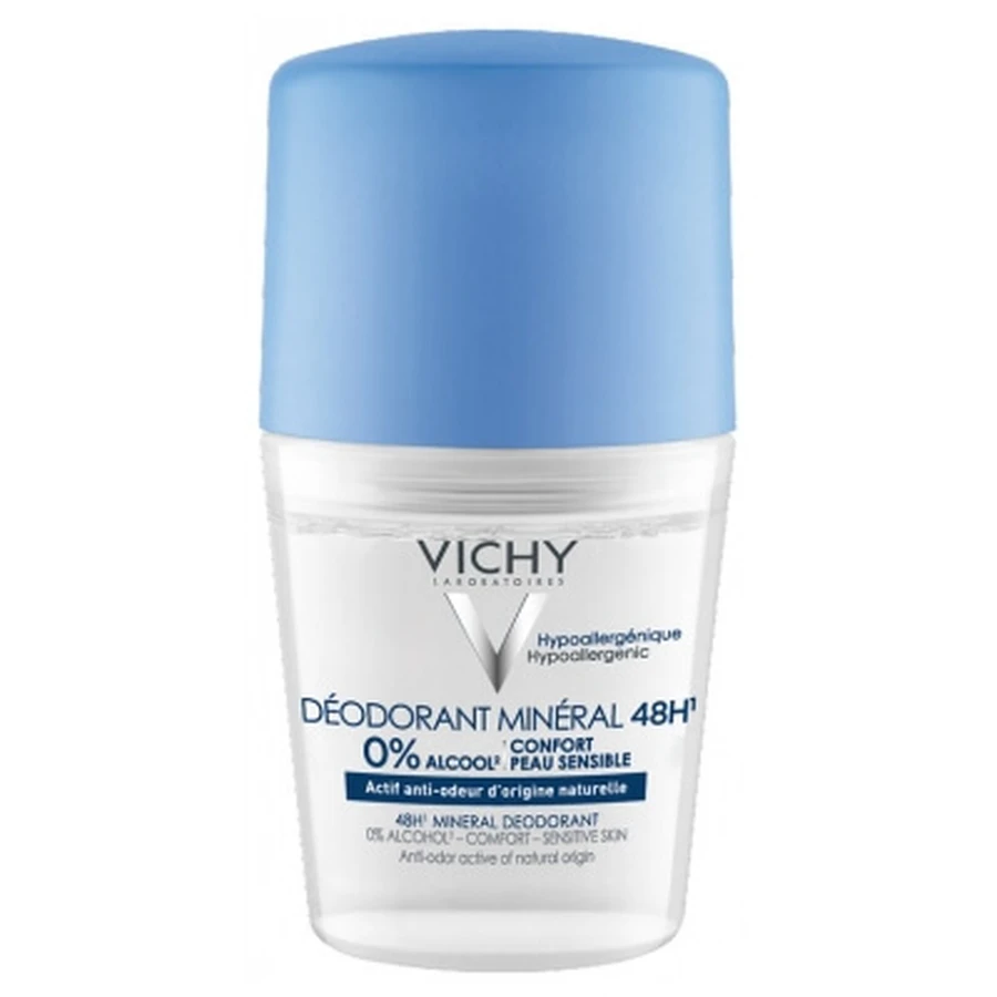 Vichy 48-uurs minerale deodorant roll-on, 50 ml