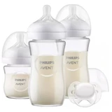Setul Avent Natural Response pentru nou-născuți – Biberoane din sticlă SCD878/11