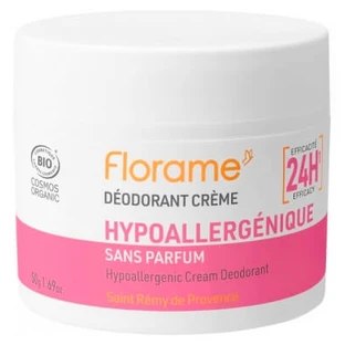 Florame 24-Stunden-Deodorant-Creme, hypoallergen, aus biologischem Anbau, 50 g
