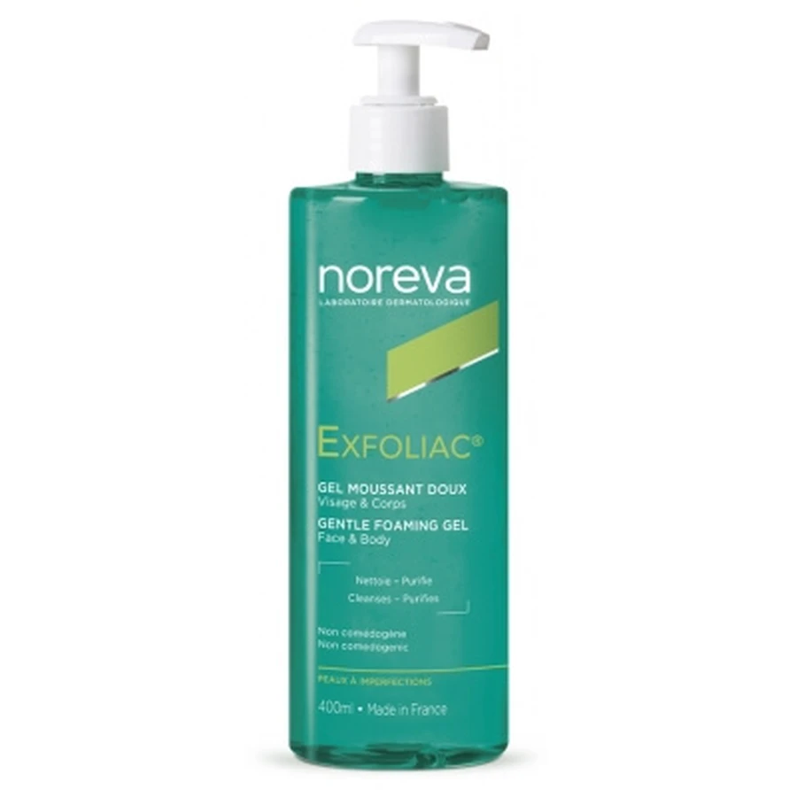 Noreva Exfoliac Gel espumante suave 400 ml
