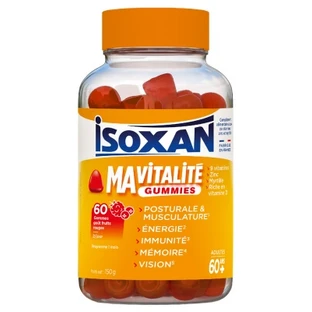 Isoxan My Vitality para adultos mayores de 60 años, 60 gominolas