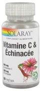 Solaray Vitamine C et Échinacée 60 Capsules Végétales