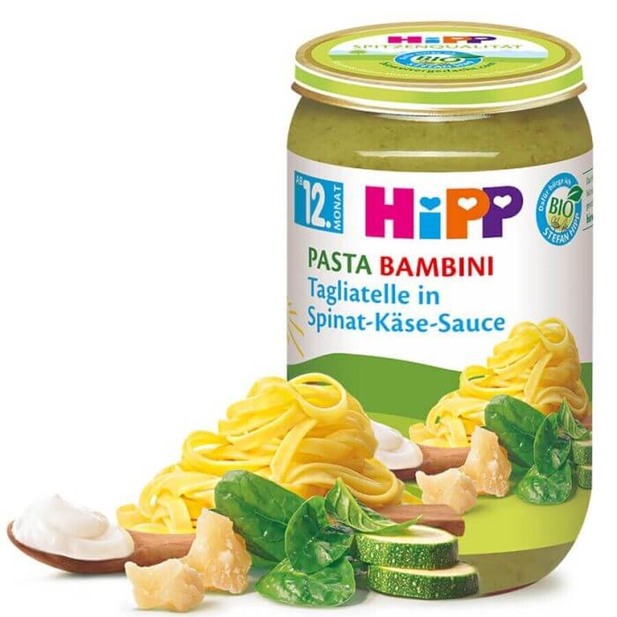 Buy Menu Tagliatelle pasta with spinach and cheese sauce, 250 g, Hipp Menu Tagliatelle pasta with spinach and cheese sauce, 250 g, Hipp