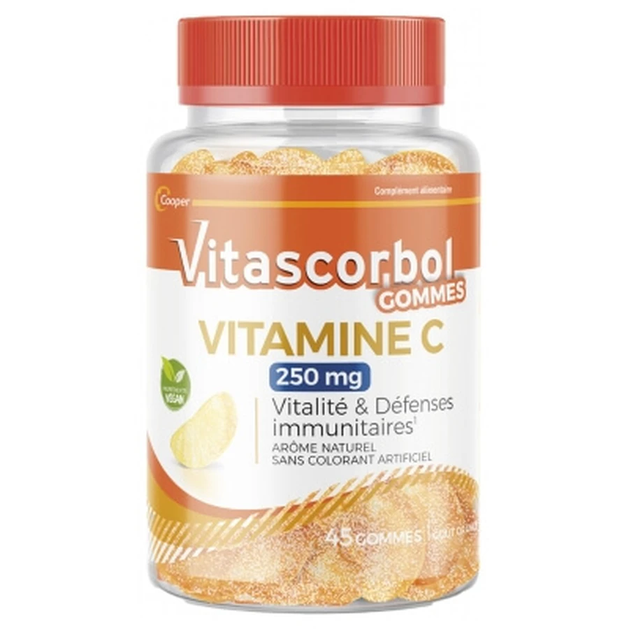 Vitascorbol Vitamin C 250 mg, 45 Gummies