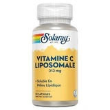 Solaray: vitamina C liposomal, 212 mg, 60 cápsulas