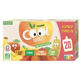 Vitabio Cool Fruits Assorted Flavors: 4 Organic Flavors, 20 Pouches (90 g Each)