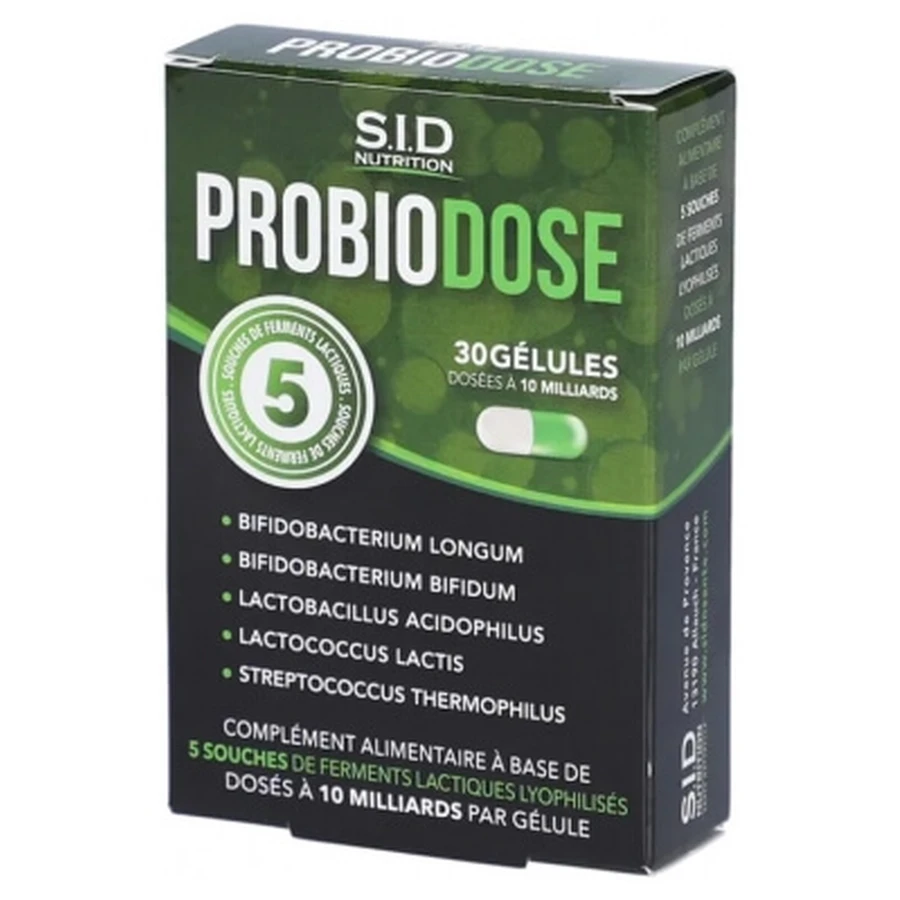 S.I.D Nutrition Probiodose 30 Gélules