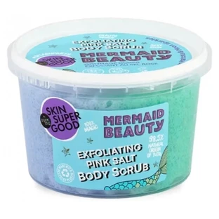 Organic Shop Body Scrub with Pink Sea Salt by Mermaid Beauty, 250 ml