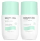 Biotherm Déo Pure Natural Protect Déodorant Soin 24H Bio Roll-On Lot de 2 x 75 ml