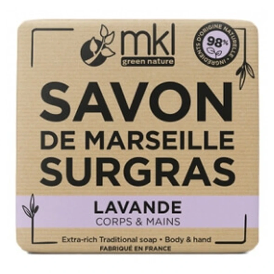 MKL Green Nature Lavendel-Surgras-Marseille-Seife, 100 g