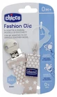 Chicco 2-in-1 Ribbon Pacifier Clip, 0 Months and Up