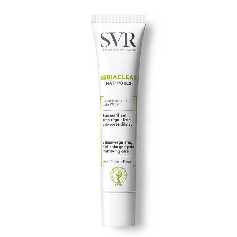Sebiaclear Mat+Pores Mattifying Cream, 40 ml, Svr
