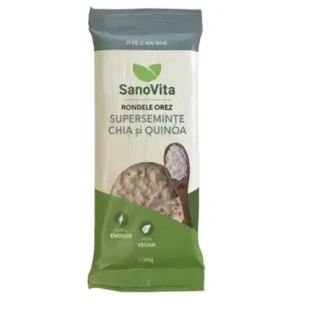 Mini rounds with chia seeds and quinoa, 56 g, Sanovita