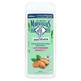 Le Petit Marseillais Extra sanfte Dusch- und Badecreme mit Bio-Süßmandelmilch, 650 ml