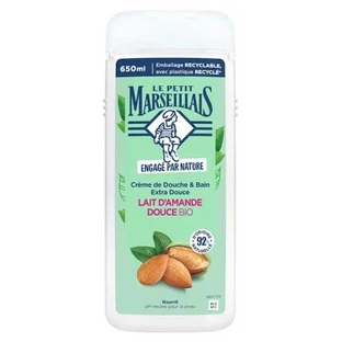Le Petit Marseillais Crème de Douche & Bain Extra Douce Lait d'Amande Douce Bio 650 ml