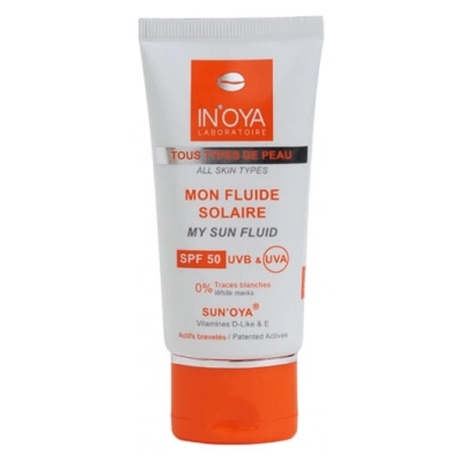 In'Oya Sun'Oya Fluide Solaire pour Peaux Noires et Mates SPF50 50 ml