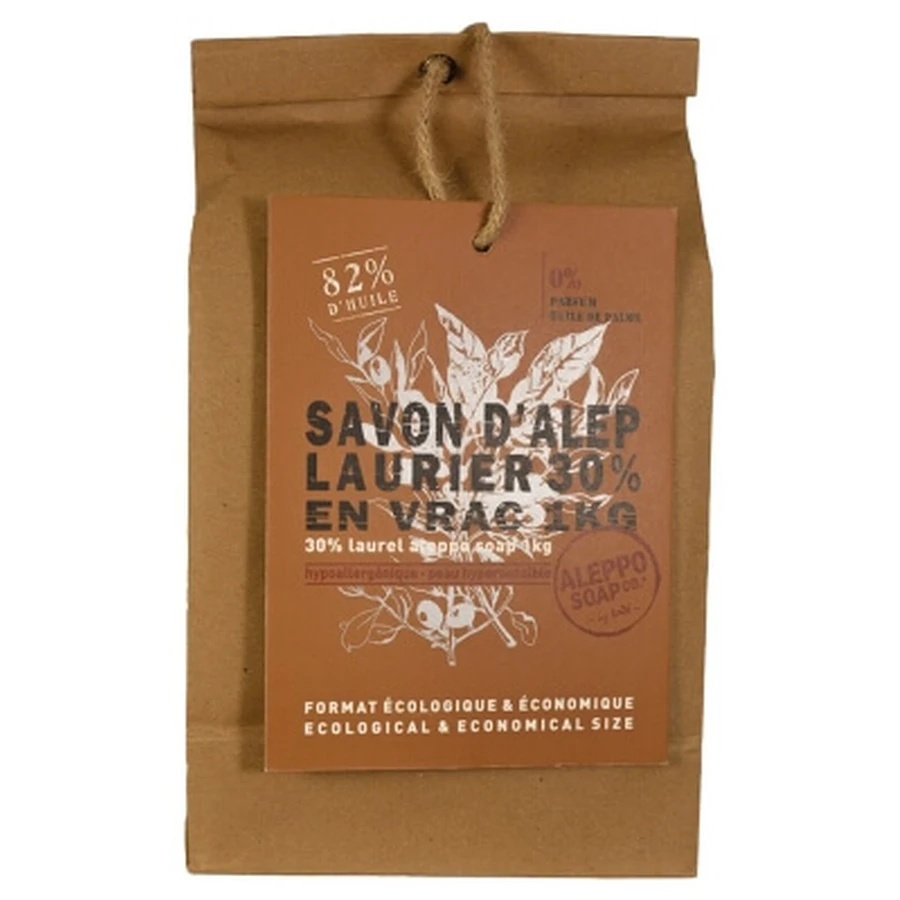 Tadé Aleppo-Seife mit 30 % Lorbeer, lose, 1 kg