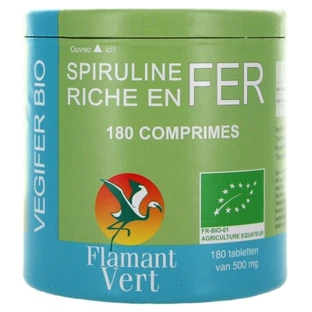 Végifer Green Flamingo 500 mg Organic, 180 Tablets