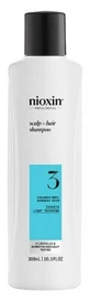 Nioxin System 3 Shampoo for Moderate Hair Loss, Damaged/Colored Hair, 300 ml