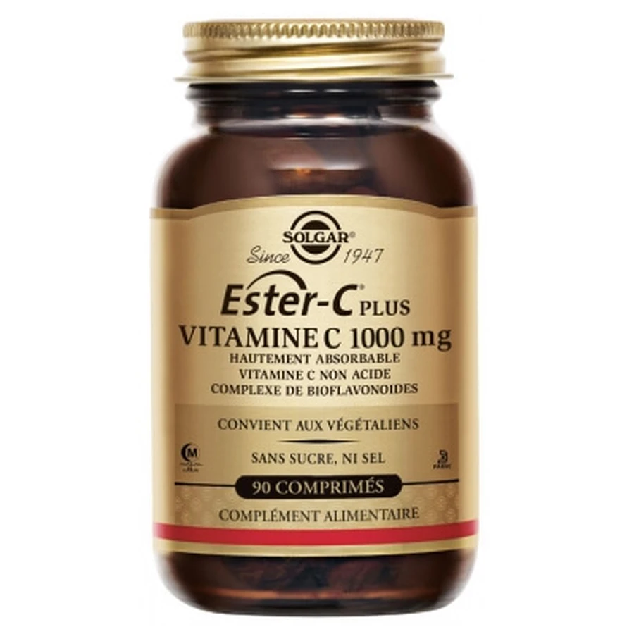 Solgar Ester-C Plus Vitamin C 1000 mg, 90 Tablets