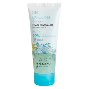 Lady Green Bio-Sanftes Peeling-Gel für Gesicht und Dekolleté, 75 ml