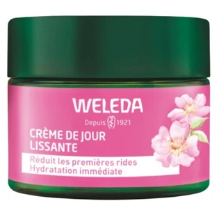 Crema de día suavizante de Weleda con rosa mosqueta y té blanco, 40 ml