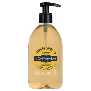 Jabón de Marsella «Le Comptoir du Bain», vainilla y miel, 500 ml