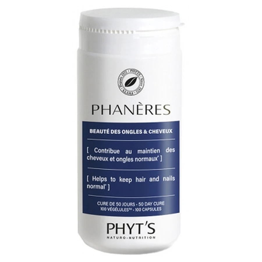 Phyt's Phanères Beauté des Ongles & Cheveux 100 Capsules