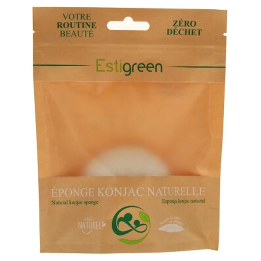 Estigreen 100 % natürlicher Konjac-Schwamm