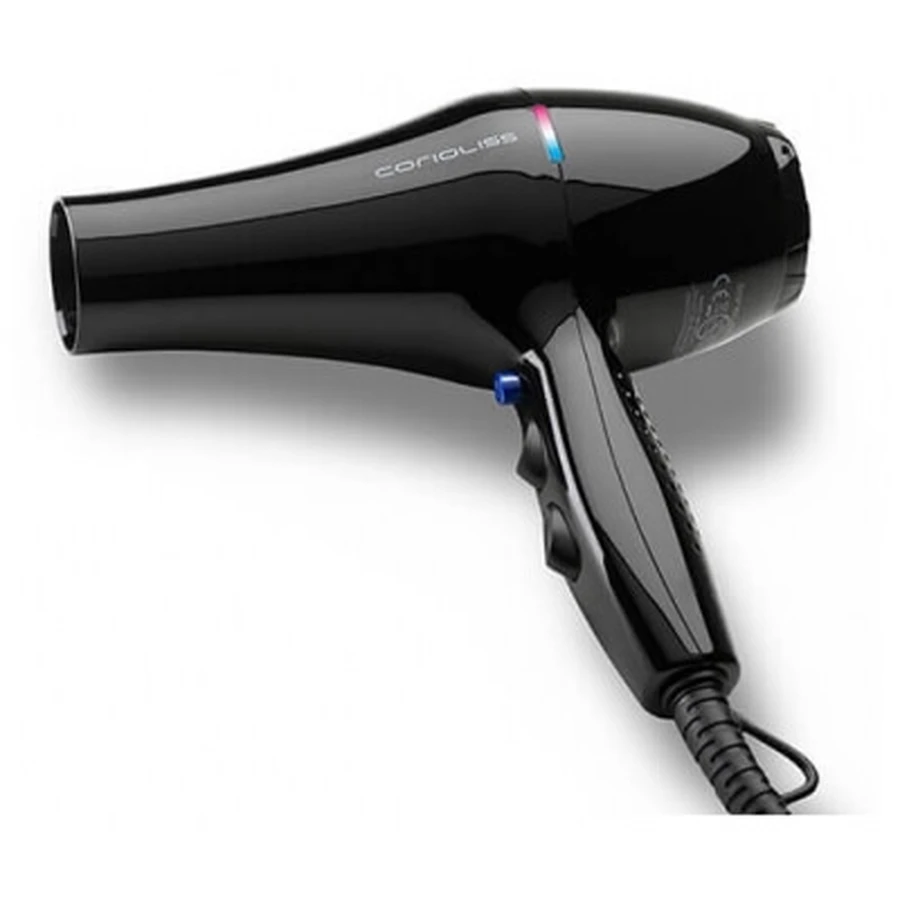 Corioliss Flow Power-haardroger, glanzend zwart