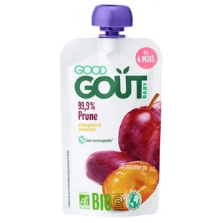 Good Goût Biologische Pruim, voor baby’s vanaf 4 maanden, 120 g