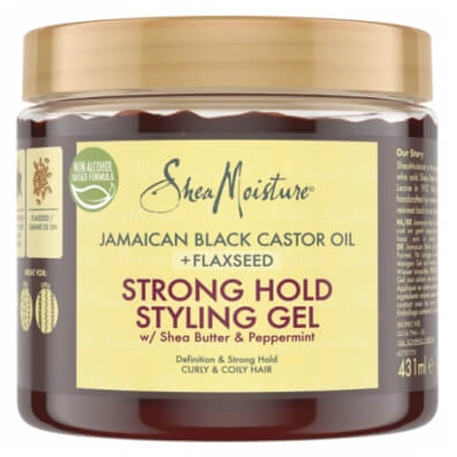 SheaMoisture Huile de Ricin Noir de Jamaïque Gel Coiffant 431 ml