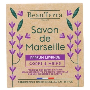 BeauTerra Marseille-Seife, Lavendel, 100 g