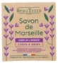BeauTerra Solid Marseille Soap, Lavender, 100 g