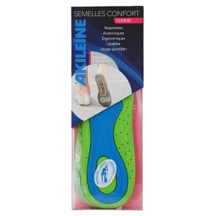 Plantillas Akileïne «Foot Protection Comfort» para mujer, tallas 35-41, 1 par