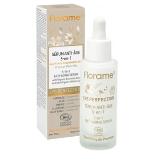 Sérum antiedad ecológico 5 en 1 Lys Perfection de Florame, 30 ml