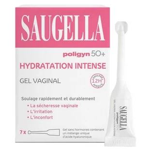 Saugella Poligyn 50+ Intense Moisturizing Vaginal Gel, 7 Single-Dose Packets