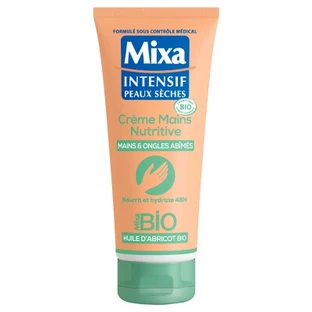 Mixa 48-Stunden-Pflege-Handcreme für strapazierte Hände und Nägel, Bio, 100 ml