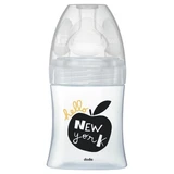 Sensation+ Glass Baby Bottle, 150 ml, Flow Rate 1, 0–6 Months