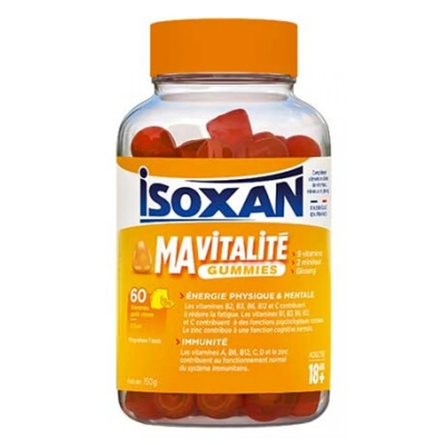 Isoxan Ma Vitalité Adulte 18 Ans+ 60 Gummies