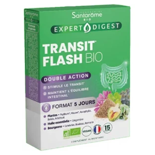 Santarome Transit Flash Organic 15 Tablets